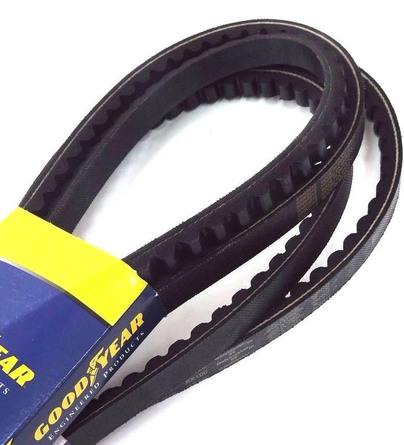 Used LOT OF 5 GOODYEAR BX100 BELT-V TORQUE FLEX COGGED .66" W X 103" BELTS