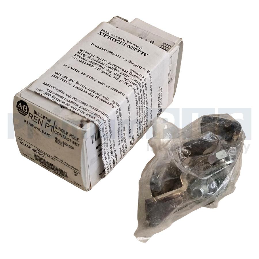 Used ALLEN BRADLEY 42450-805-01 BUL. 500-509 SIZE 5 SINGLE POLE CONTACT KIT NSMP