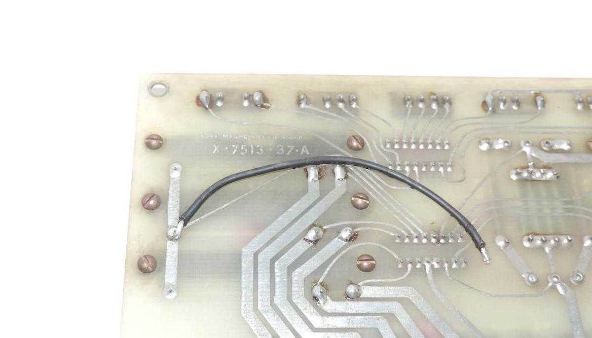 Used AJAX MAGNETHERMIC X-7513-37-A BOARD X751337A