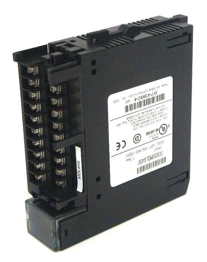 Used GE FANUC IC693MDL645F INPUT MODULE 24VDC 16PT POS/NEG LOGIC MISSING DOOR
