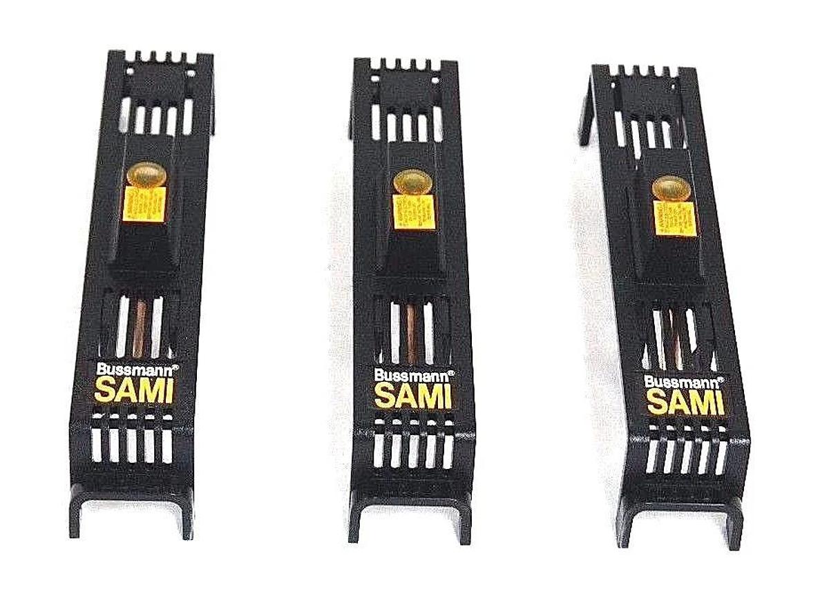 Used BOX OF 3 NEW BUSSMANN SAMI-2I FUSE COVERS SAMI2I