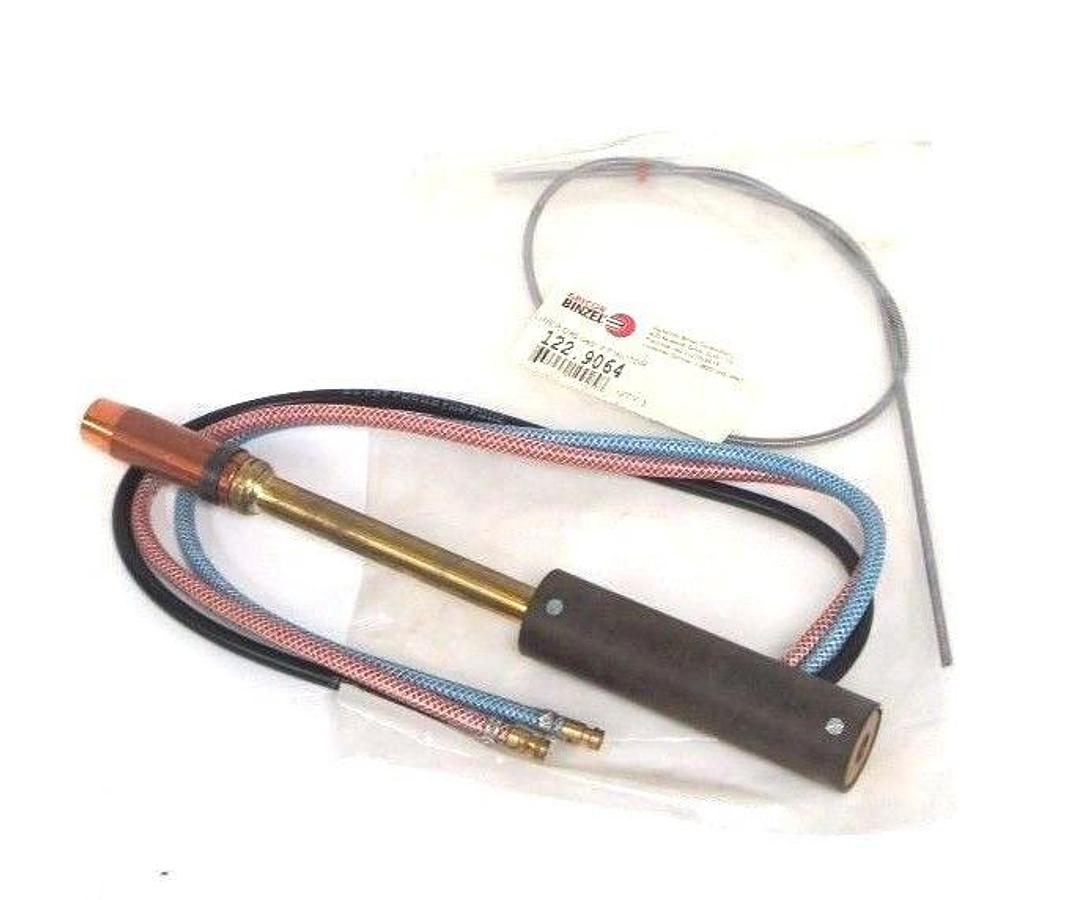 Used NIB ABICOR BINZEL AUT501DR 180D MIG WELDING GUN 934.9013 W/ LINER 035-045