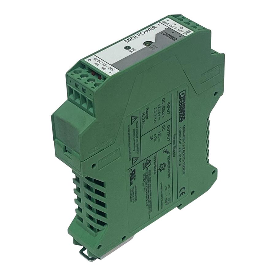 Used Phoenix Contact MINI-PS-12-24DC/5-15DC/2 Power Supply 2866297 DC/DC Converter