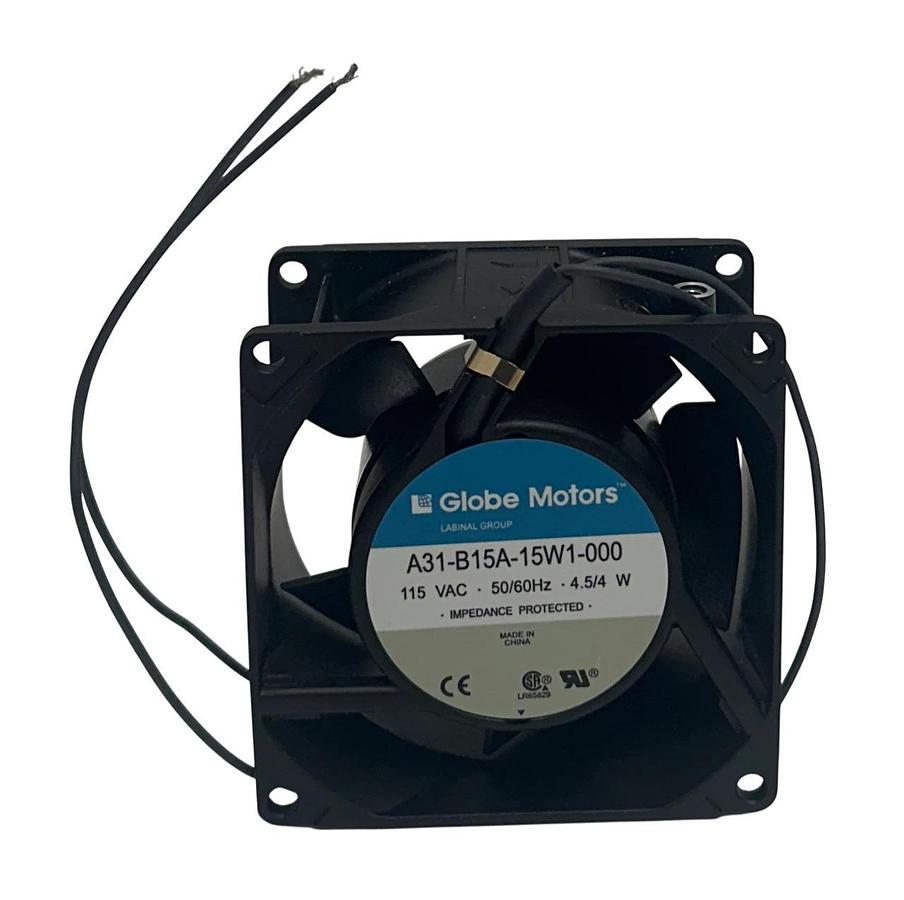 GLOBE MOTORS A31-B15A-15W1-000 / A31B15A15W1000 AC AXIAL FAN 115VAC SQUARE NSNP