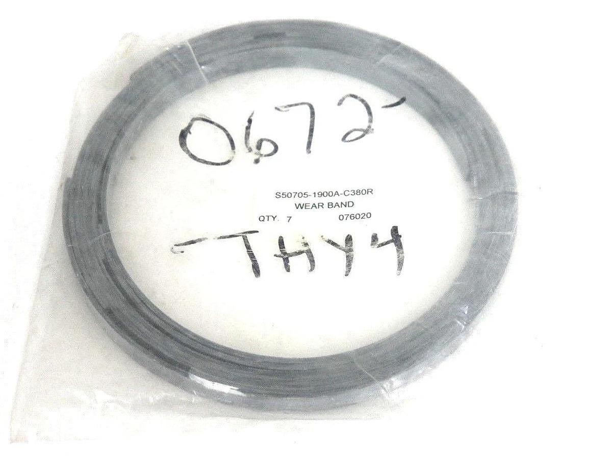 Used LOT OF 7 NEW MSC S50705-1900A-C380R WEAR BANDS 076020 S507051900AC380R