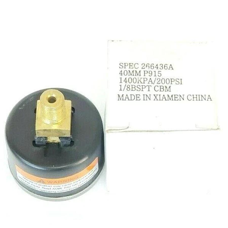 Used NIB USG SPEC 266436A GAUGE 40MM P915 1400KPA P915 1/8BSPT CBM