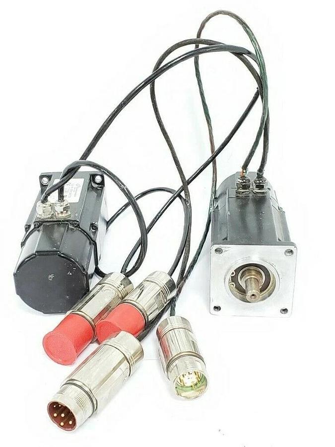 Used LOT OF 2 DANAHER MOTION AKM22E-ESC2R-02 SERVOMOTORS 320VDC 2.7 ARMS 8000RPM