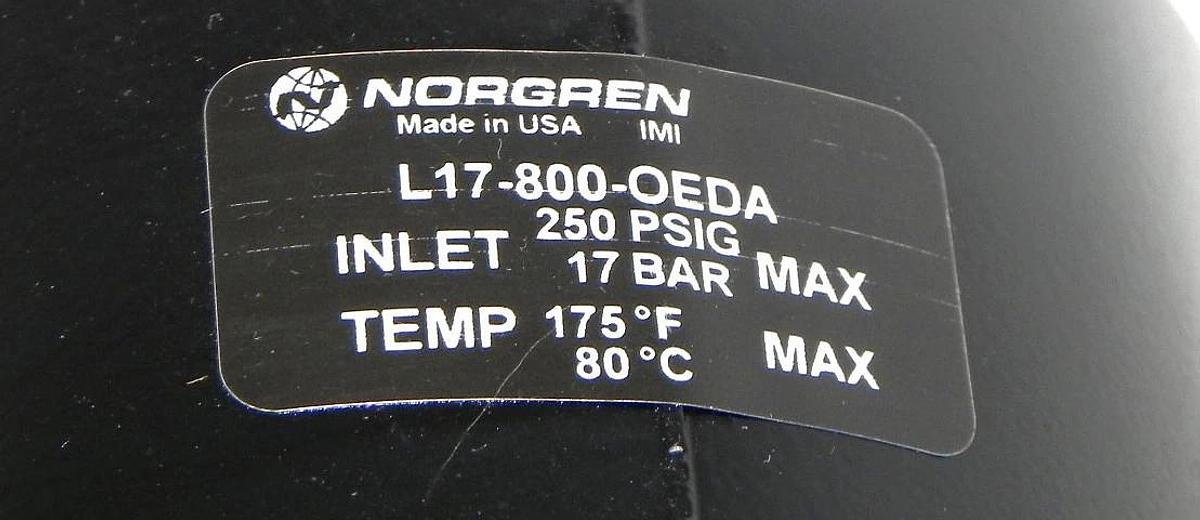 NIB NORGREN L17-800-OEDA LUBRICATOR L17800OEDA