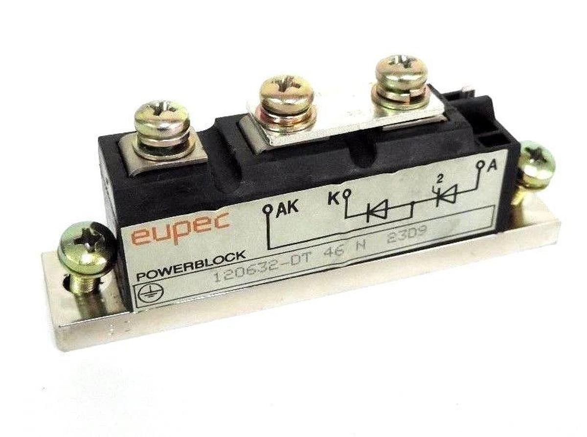 Used EUPEC 120632-DT-46-N POWERBLOCK MODULE 120632DT46N
