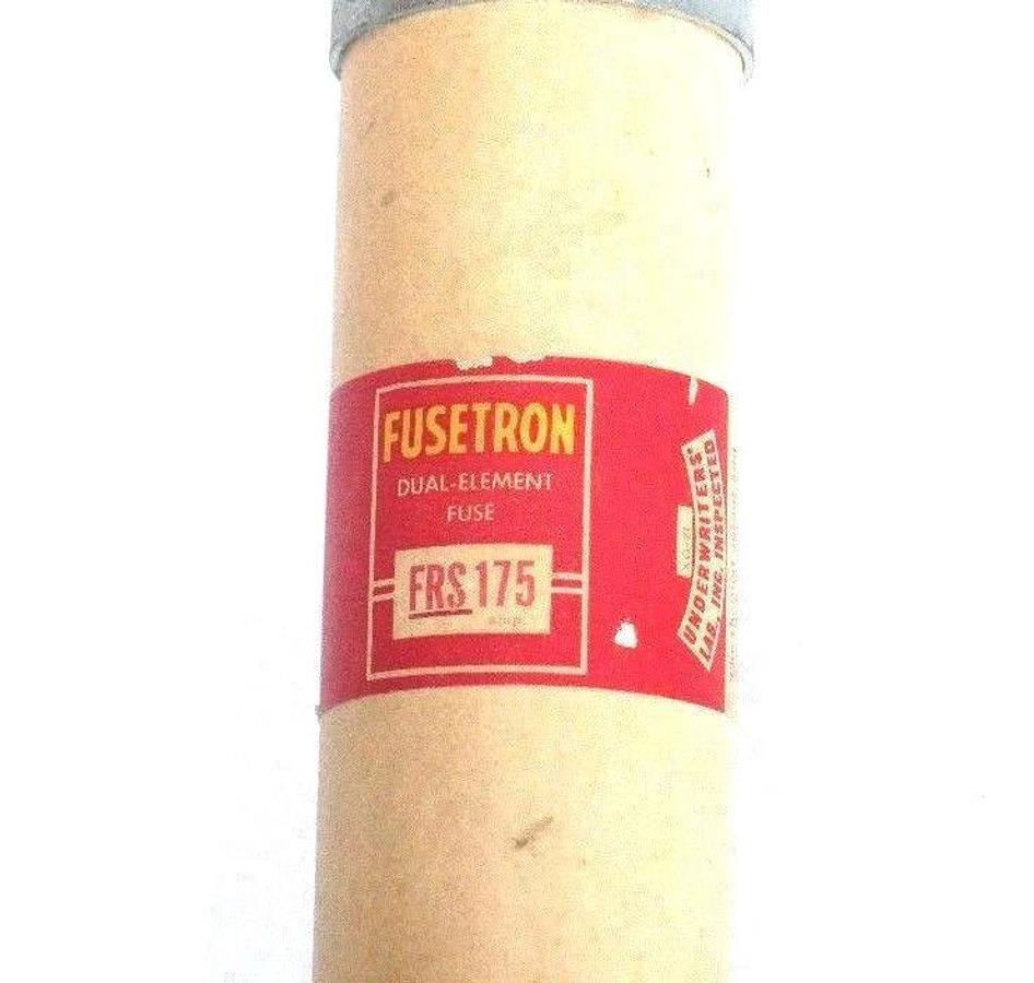 Used FUSETRON FRS-175 DUAL ELEMENT FUSE 175AMP, 600V, FRS175