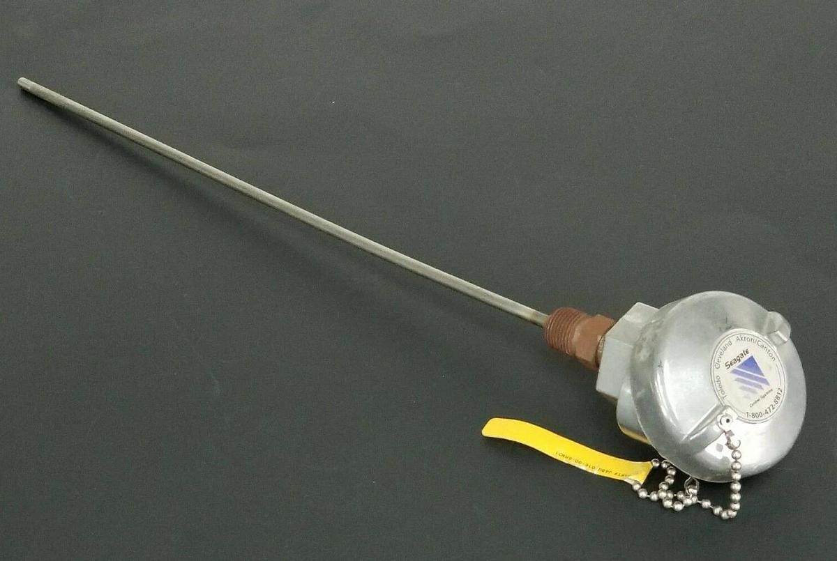 Used SEAGATE CONTROL SYSTEMS J48U-016-00-6HN31 THERMOCOUPLE ASSEMBLY 16'' IN. ROD