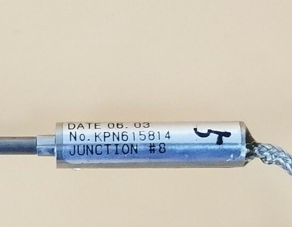 Used OKAZAKI AEROPAK KPN615814 THERMOCOUPLE ELEMENT SUS316, ELEMENT K, CLASS 2