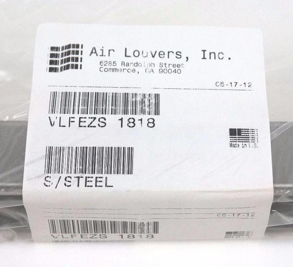 Used NEW AIR LOUVERS VLFEZS-1818 METAL VISION KIT, H157047, VLFEZ, 18" X 18"