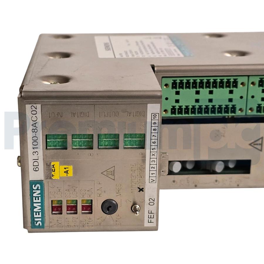 Used Siemens 6DL3100-8AC02 SIMATIC AddFEM Front End Module with FEF PoCo (positioner)