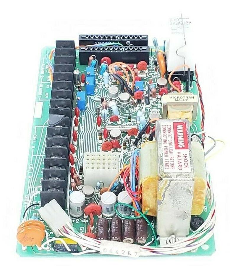 Used LEEDS & NORTHRUP 007498 PC ASSEMBLY BOARD 16 CONTACTS REV. K/K