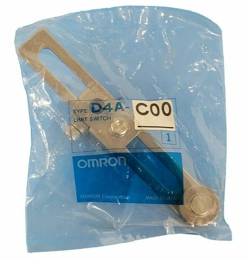 Used NEW OMRON D4A-C00 LIMIT SWITCH ADJ ROLLER LEVER D4AC00