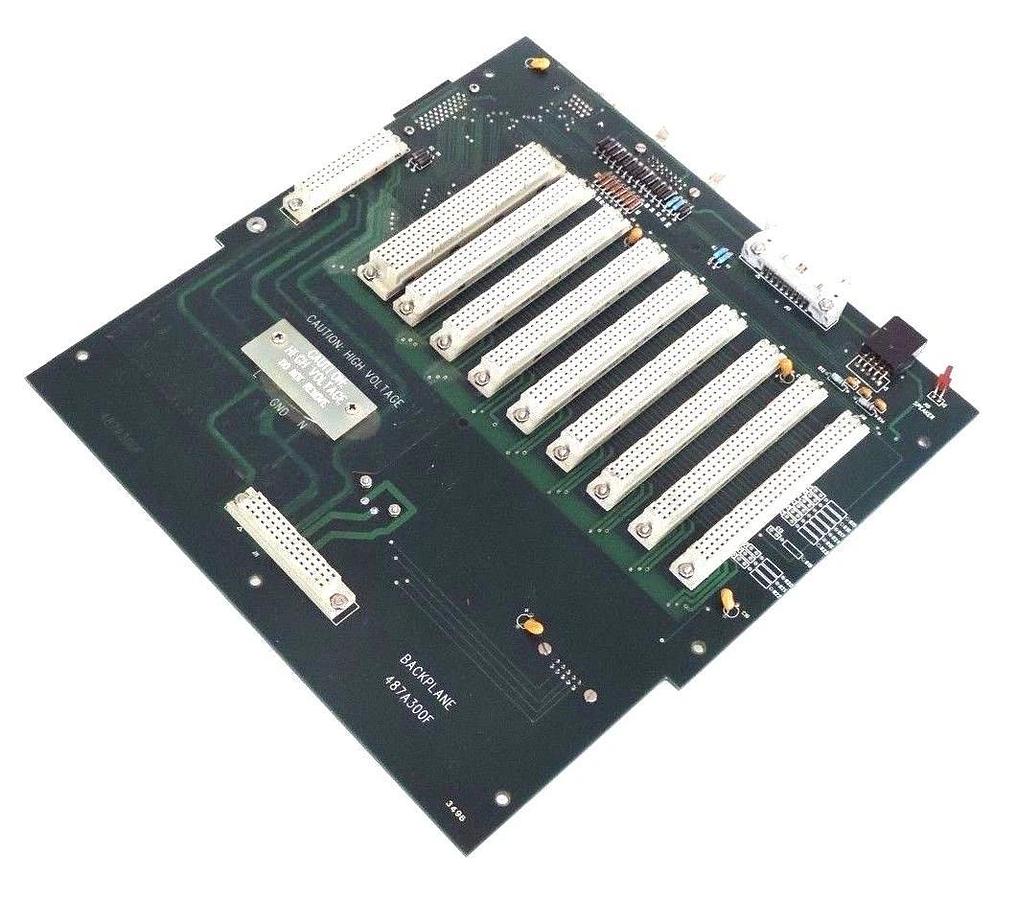 Used USON 487-A300F BACKPLANE BOARD, 487A300F