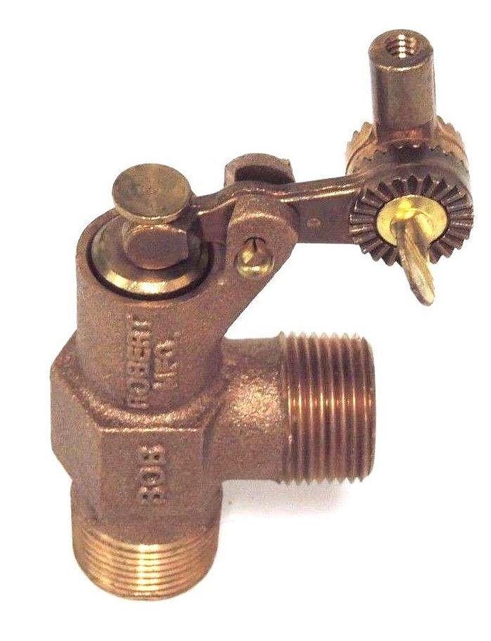 Used NEW ROBERT MFG 400-3/4-5 FLOAT VALVE 3/4" MISSING STEM AND FLOAT BALL