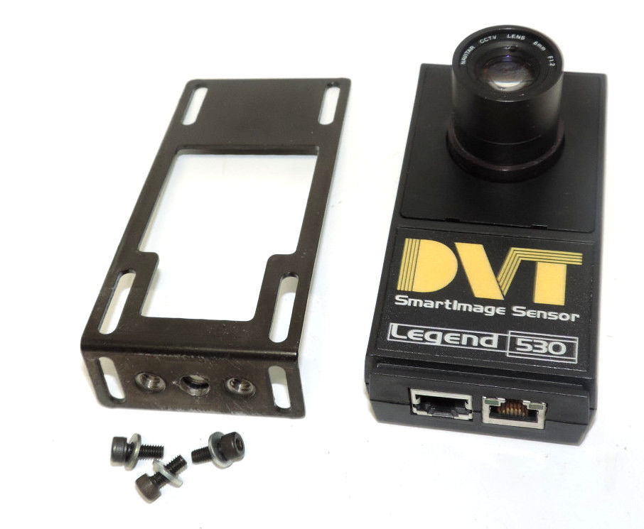 Used DVT 530 SMARTIMAGE SENSOR LEGEND PART # 530M W/CCTV 8mm F1.2 LENS