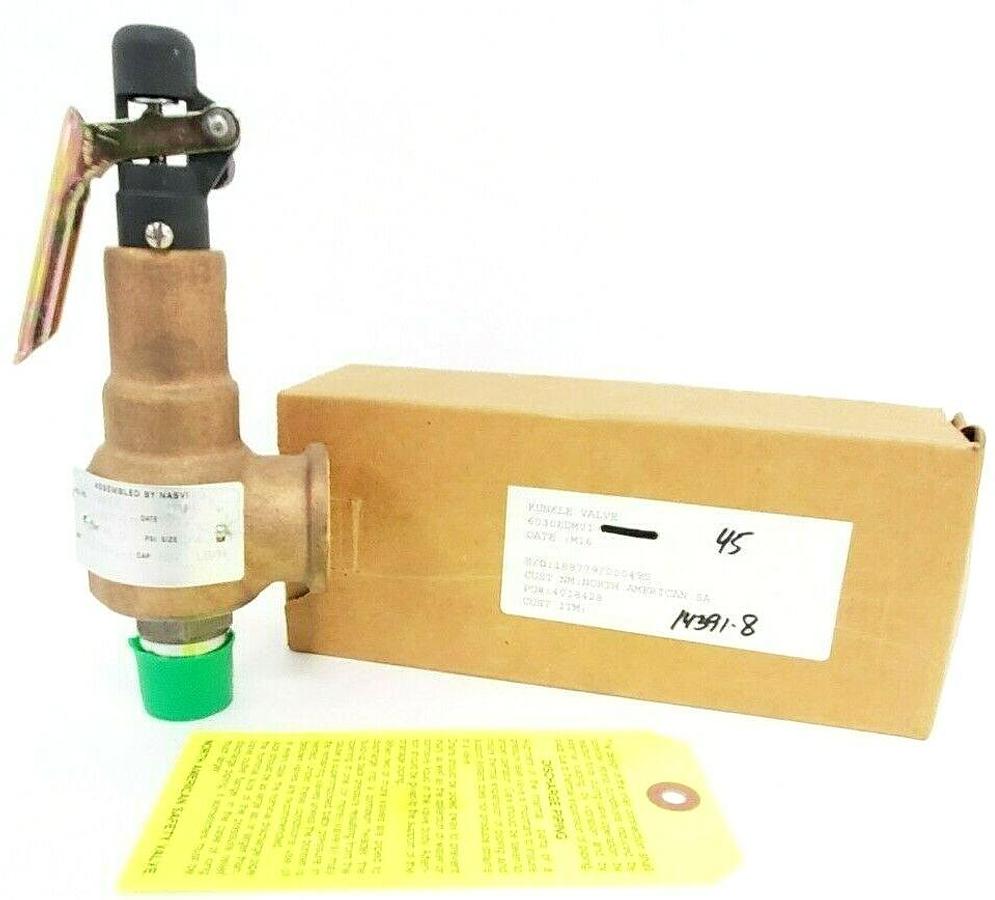 NIB KUNKLE 6030EDM01-LM PRESSURE RELIEF VALVE 3/4" X 1" 6030EDM01 6030EDM01LM