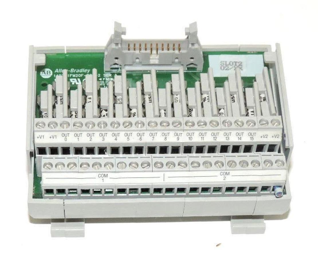 Used ALLEN BRADLEY 1492-IFM20F-F24-2 INTERFACE MODULE SER. A 20-POINT 1492IFM20FF242