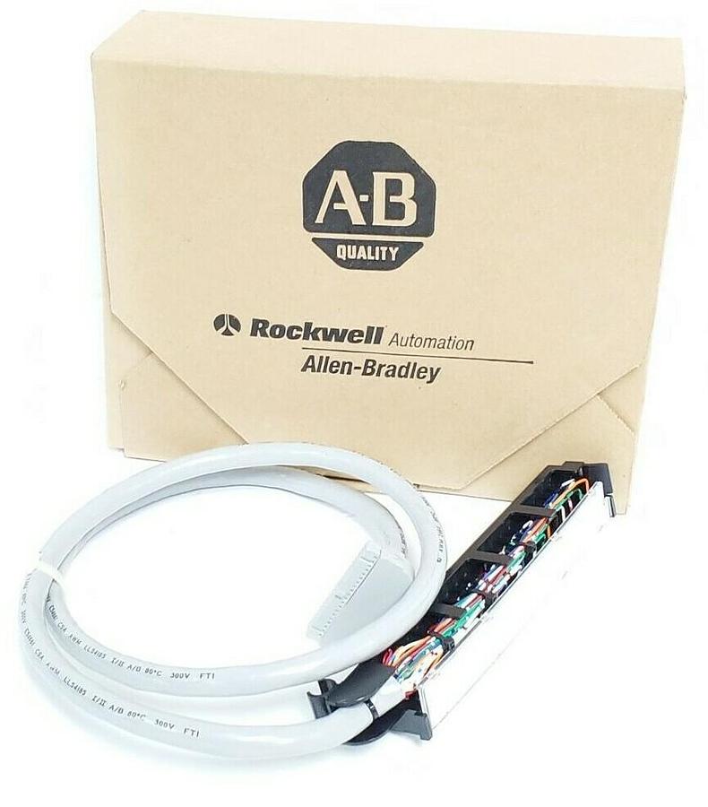 Used NIB ALLEN BRADLEY 1492-CABLE010J SER. C PRE-WIRED CABLE FOR 1771 DIGITAL I/O 1M