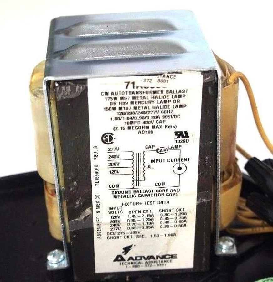 Used NIB GARDCO LIGHTING 10127W175HQUAD BALLAST REPLACEMENT ASSEMBLY