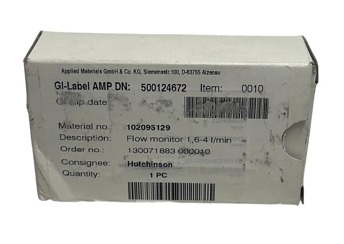 MEISTER SG15x50 / 102095129 / RVO/U-2 G 1/2 MS FLOW SWITCH / METER 230V 3A NSMP