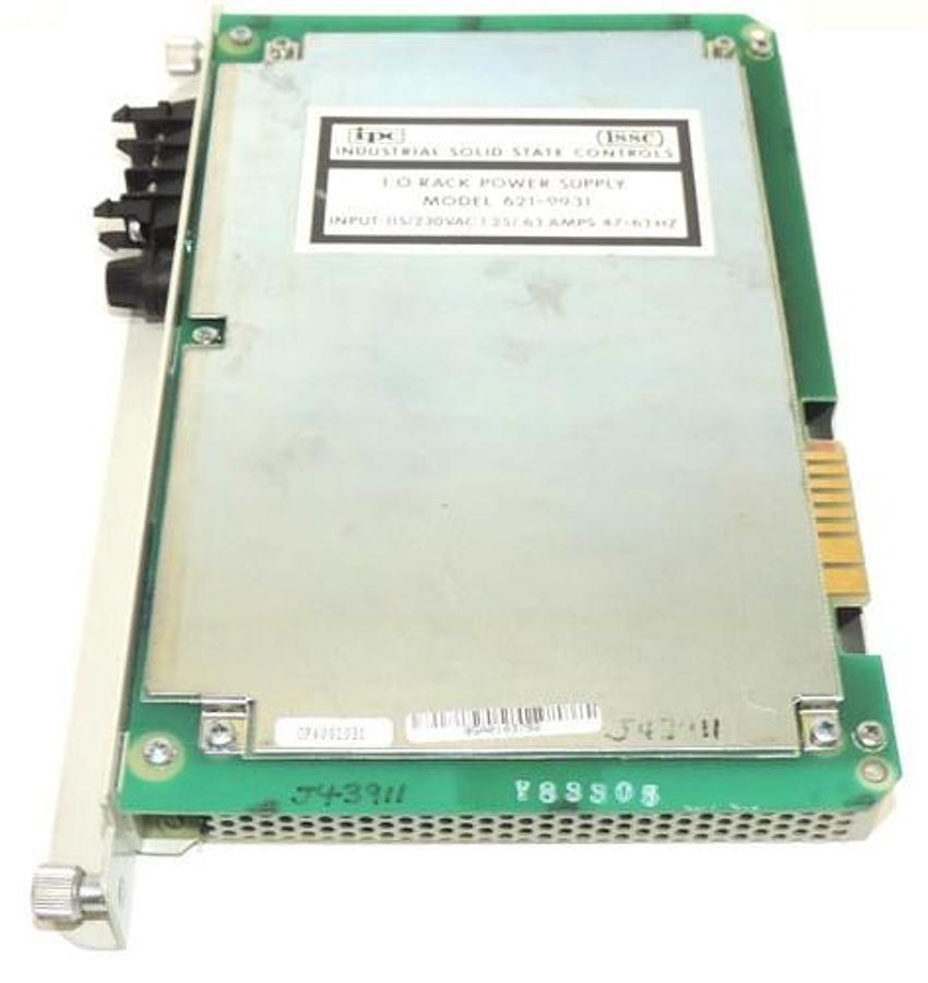 Used ISSC 621-9931 I/O RACK POWER SUPPLY 6219931 INPUT: 115/230VAC 1.25/.63 AMPS