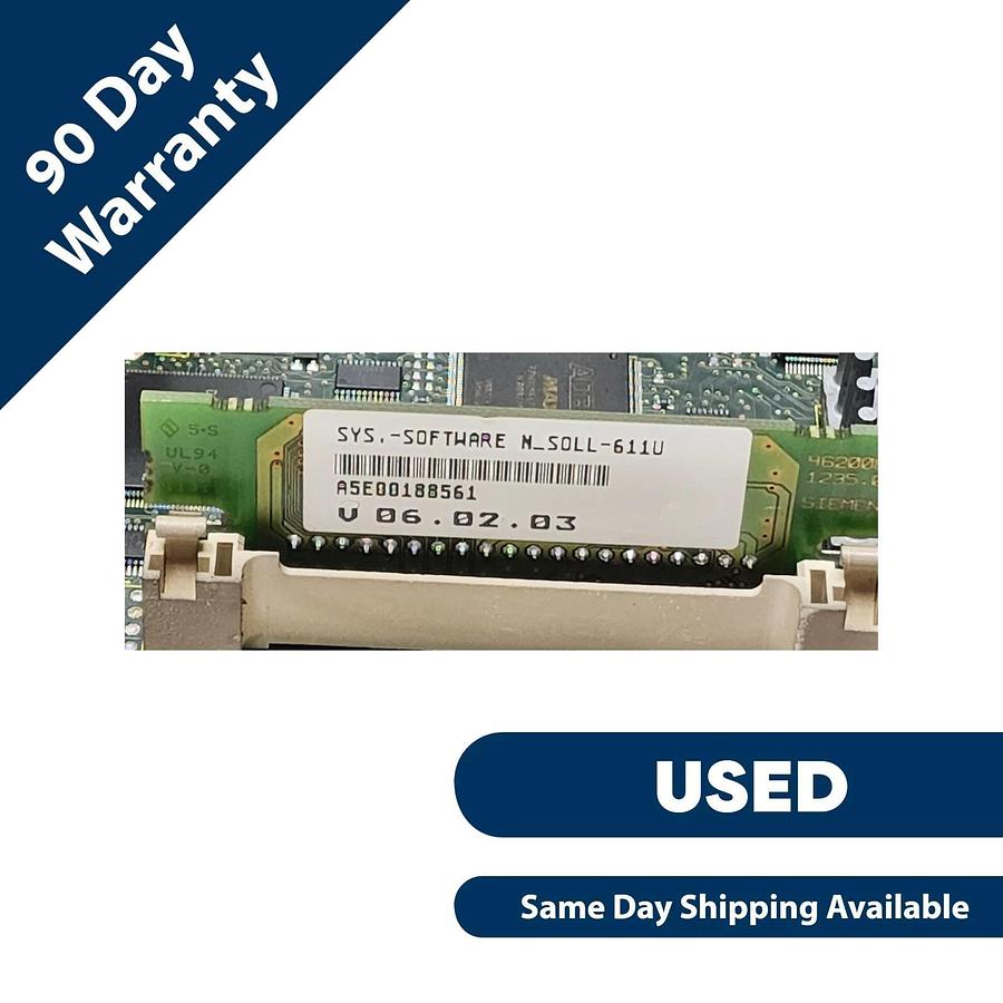 Used USED SIEMENS 6SN1118-0NH01-0AA0 VER. A SIMODRIVE 611 2-AXIS CONTROL UNIT
