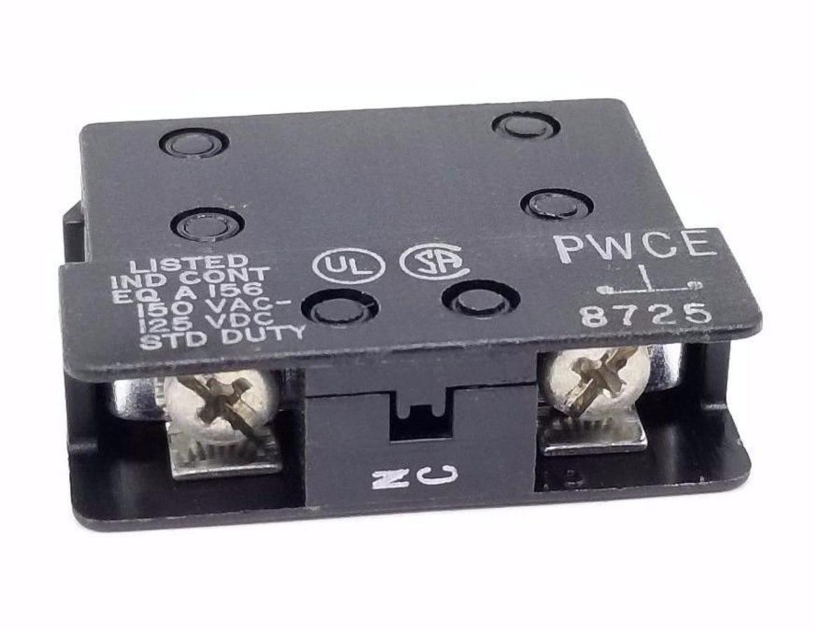 Used NEW HONEYWELL MICRO SWITCH PWCE CONTACT BLOCK 1NC 150VAC, 125VDC