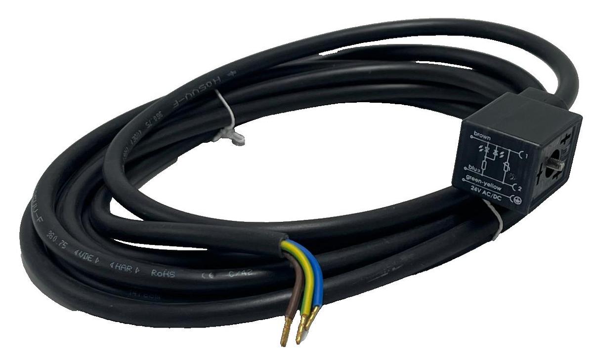 Used 31CONMP1 CONNECTOR 3 METER CABLE 24V AC/DC 10A 250V, 31C0NMP1