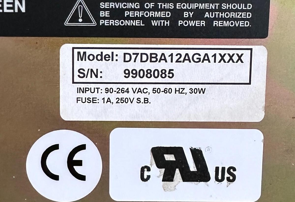 Used For Parts CUTLER-HAMMER D7DBA12AGA1XXX D7D SERIES HMI TOUCH PANEL 90-264Vac