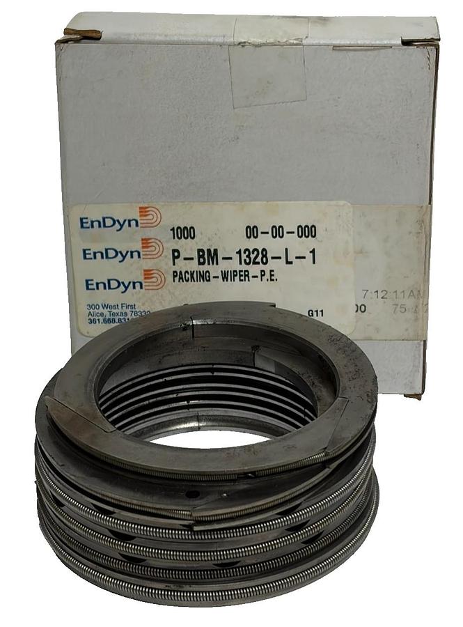 Used EnDyn P-BM-1328-L-1 Packing Wiper Ring Set Ajax BM1328L1 New Surplus