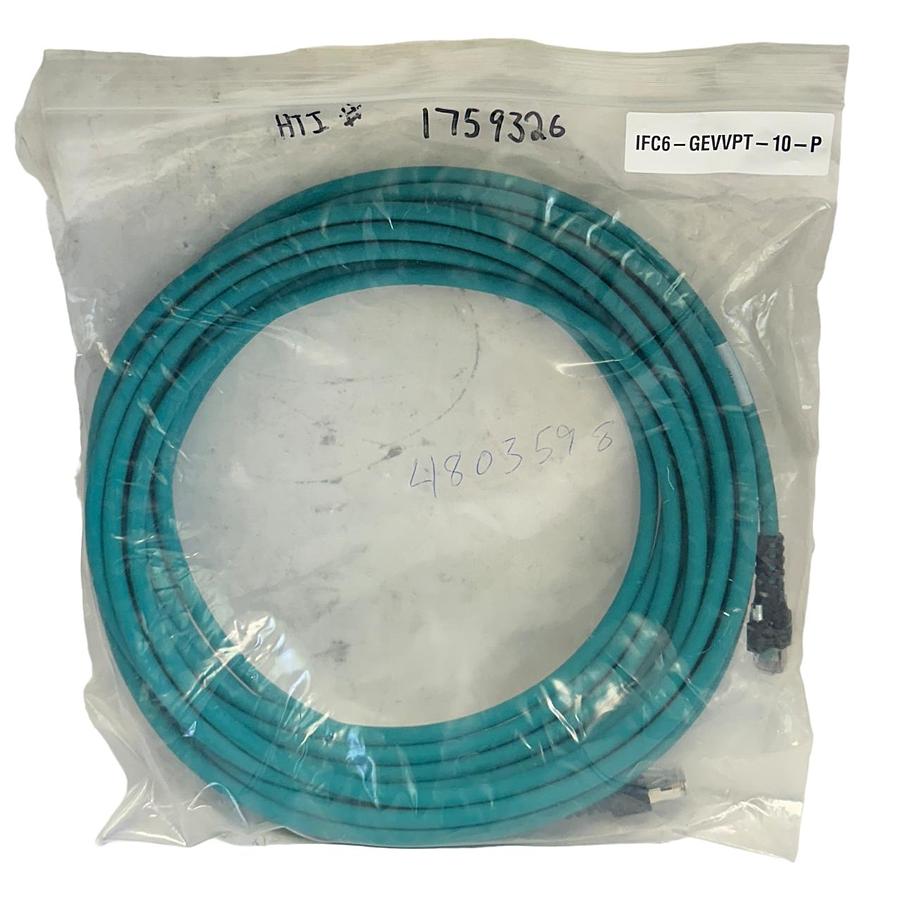 Used NORTECH INTERCON IFC6-GEVVPT-10-P / IFC6GEVVPT10P EtherNet CABLE 10M CAT6A NSMP