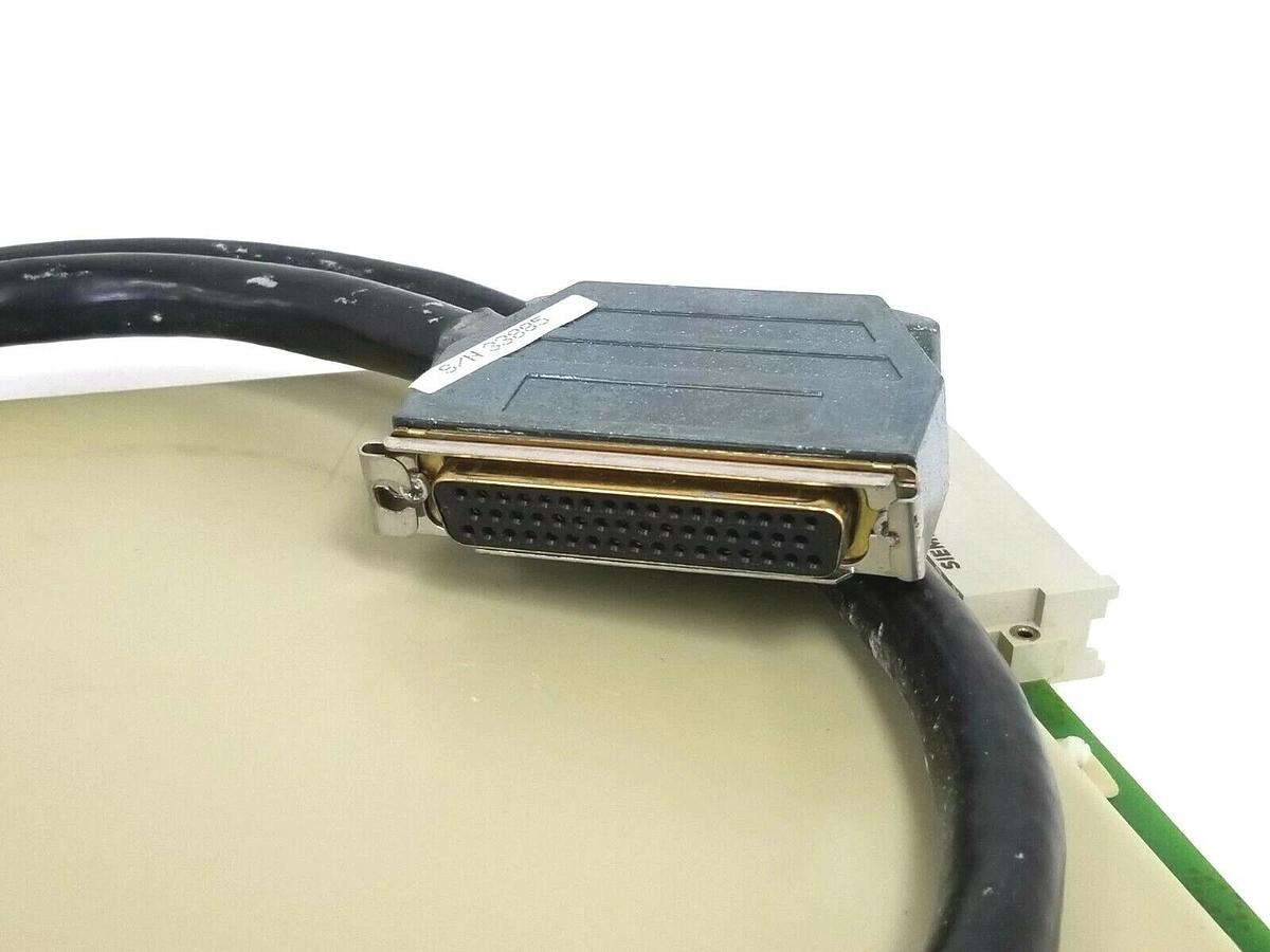 Used SIEMENS 6ES5 312-3AB31 INTERFACE MODULE W/ CABLE GWK-X20 C79040-A0092-C216-05-85
