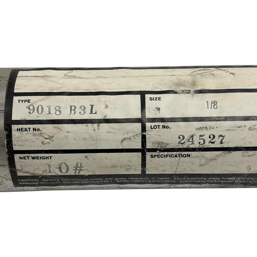 E9018-B3L 1/8" Low Hydrogen SMAW Stick Welding Electrodes 10 lb Can 9018-B3L