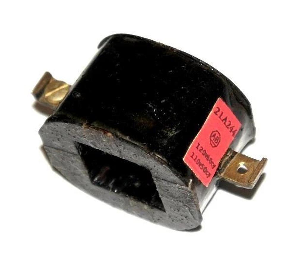 Used ALLEN BRADLEY 21A244 STARTER COIL 110-120 V, 50/60 HZ, 21-A244