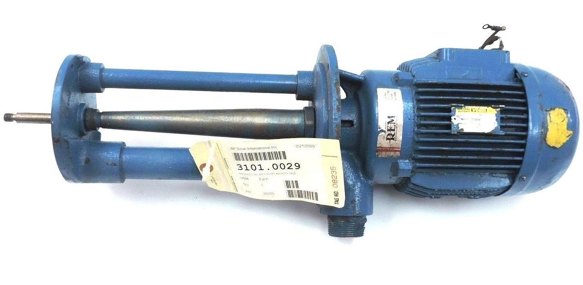 Used VOGEL SPANDAU PMS-20-A-270+675 ELECTRIC IMMERSION PUMP SLURRY *REMANUFACTURED*