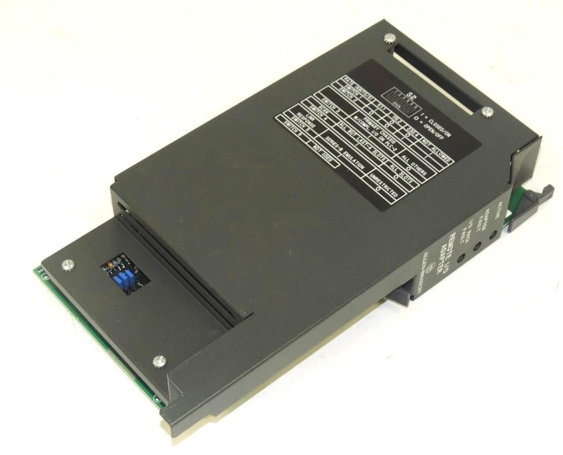 Used ALLEN BRADLEY 1771-ASB/D REMOTE I/O ADAPTER MODULE 1771ASB SER. D