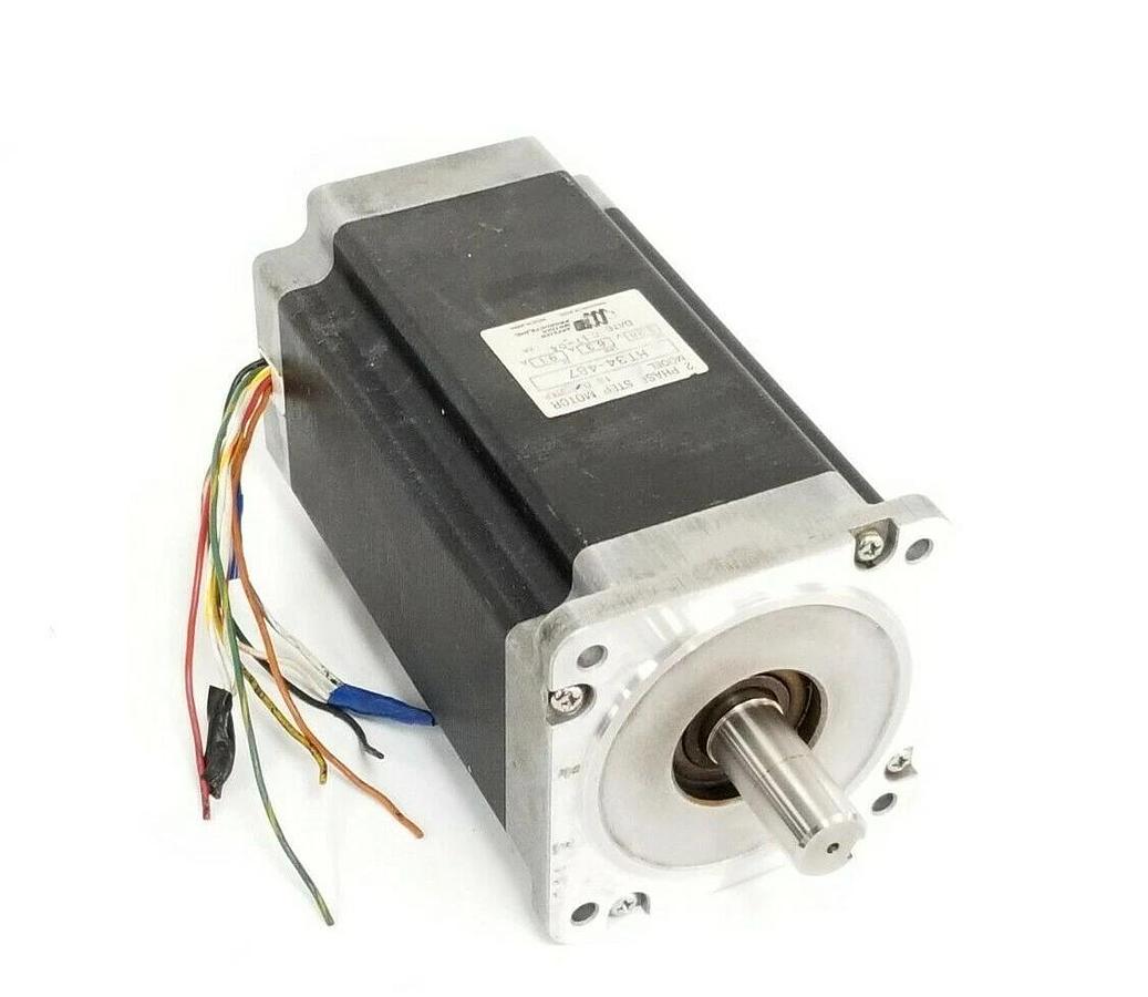 Used APPLIED MOTION PRODUCTS HT34-487 STEP MOTOR 2PH. 1.8 DEG. STEP 3.28VDC 6.3-9.1A