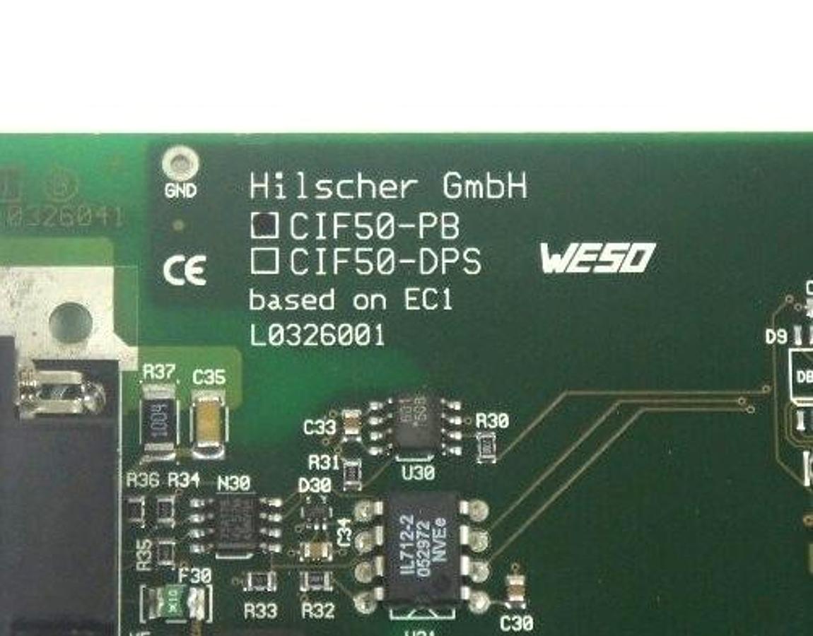Used HILSCHER GMBH CIF50-PB COMMUNICATION MODULE INTERFACE CIF50PB, V1.503