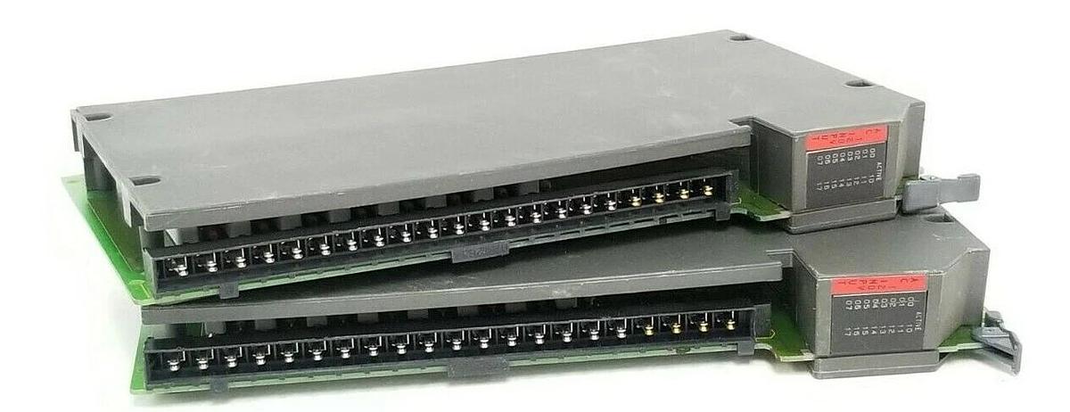 Used LOT OF 2 ALLEN BRADLEY 1771-IAD/C INPUT MODULES 1771IAD SERIES C