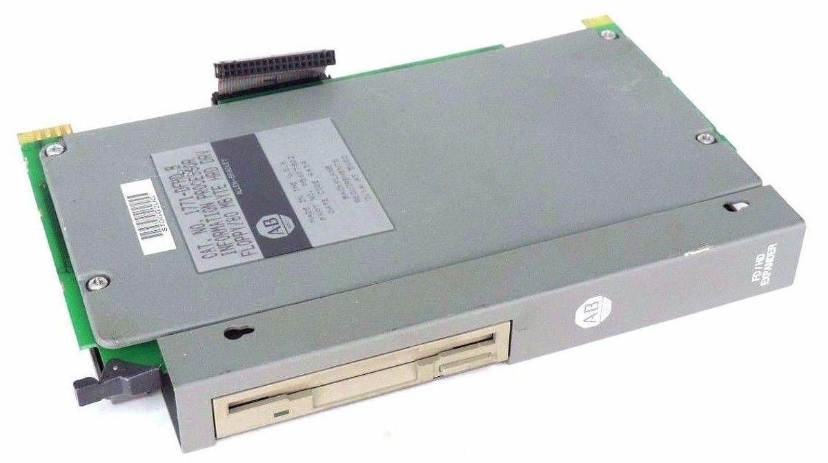 Used ALLEN BRADLEY 1771-DFHD B INFORMATION PROCESSOR FLOPPY 80 MBYTE HRD DRV 95607802