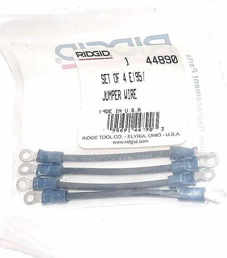 Used NEW RIDGID 44890 SET OF 4, E1957 JUMPER WIRES
