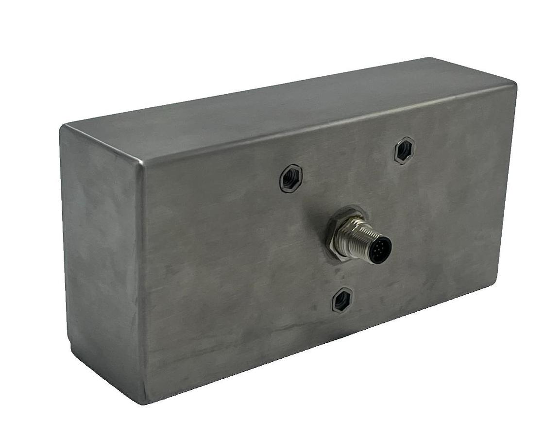 Used NEW STAINLESS STEEL 4 PUSH-BUTTON CONTROL ENCLOSURE BOX 7-1/8" X 3-1/2" X 2-1/4"