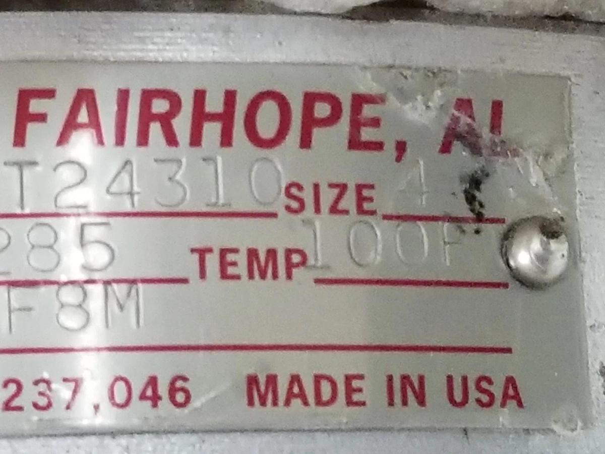 NEW HY-GRADE T01-04G-10AFX 4" CHECK VALVE T0104G10AFX