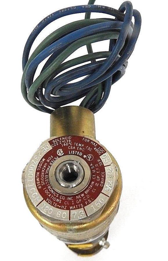 Used NEW PETER PAUL 0E23Z00011CCM VALVE 7.3W, 150PSI, ORIFICE 3/64 3/32, SER. EQ