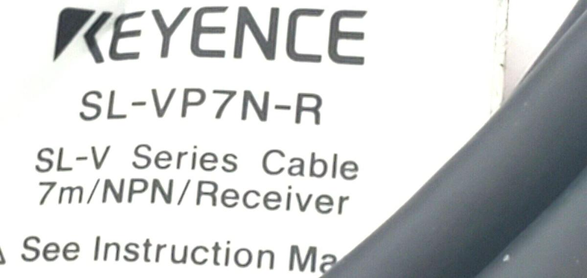 Used NEW KEYENCE SL-VP7N LIGHT CURTAIN CONNECTOR CABLE SLVP7N
