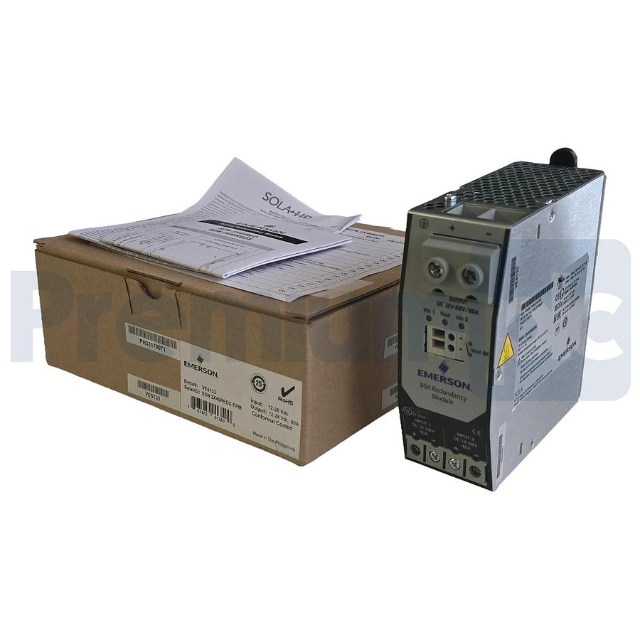 Emerson DeltaV SolaHD VE5133 | SDN2X40REDX-EPM Power Supply 12-28VDC 80A NSMP